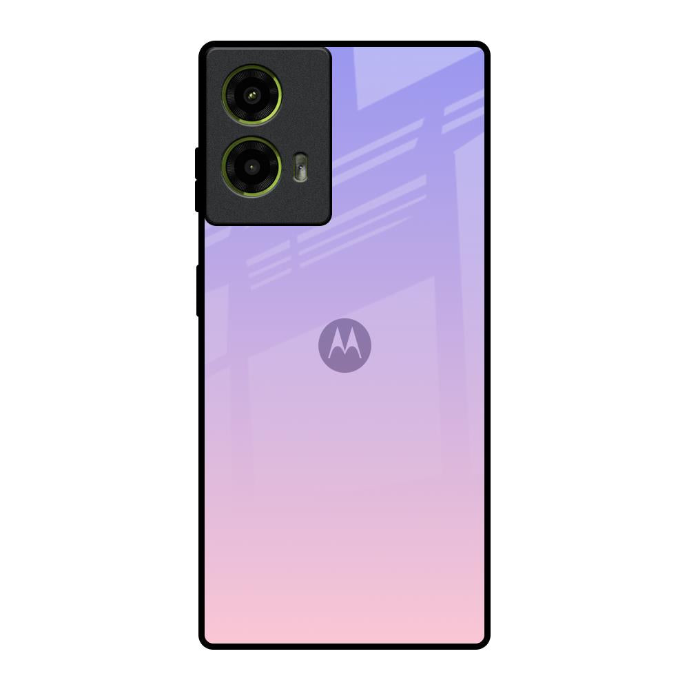 Lavender Gradient Motorola G85 5G Glass Back Cover Online
