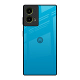 Blue Aqua Motorola G85 5G Glass Back Cover Online