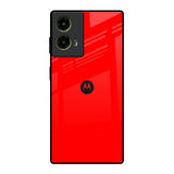Blood Red Motorola G85 5G Glass Back Cover Online