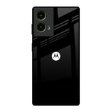 Jet Black Motorola G85 5G Glass Back Cover Online
