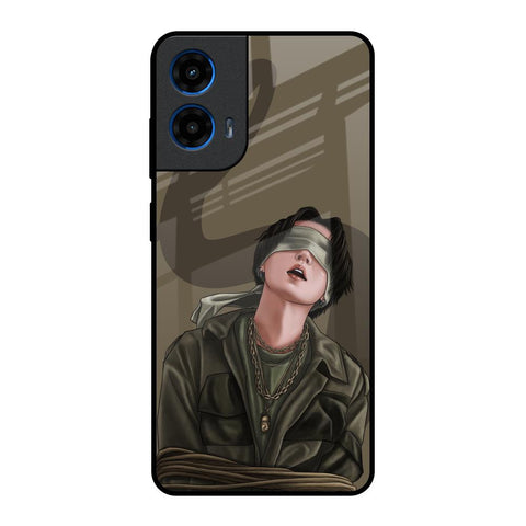 Blind Fold Motorola G45 5G Glass Back Cover Online
