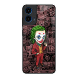 Joker Cartoon Motorola G45 5G Glass Back Cover Online