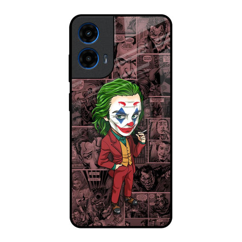 Joker Cartoon Motorola G45 5G Glass Back Cover Online