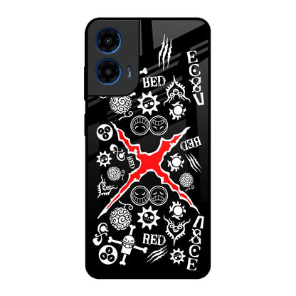 Red Zone Motorola G45 5G Glass Back Cover Online