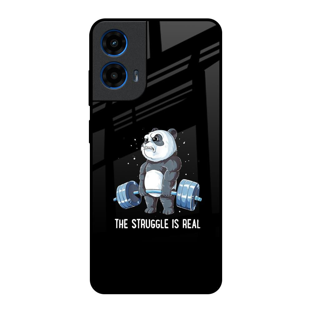 Real Struggle Motorola G45 5G Glass Back Cover Online