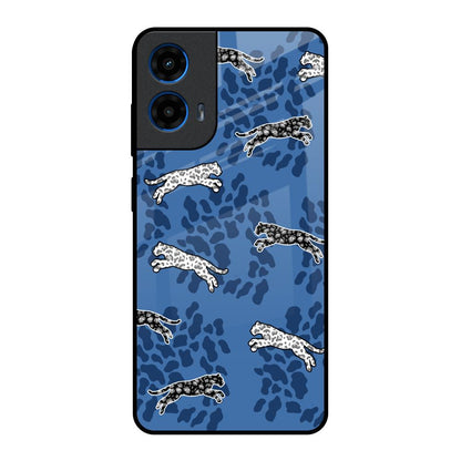 Blue Cheetah Motorola G45 5G Glass Back Cover Online