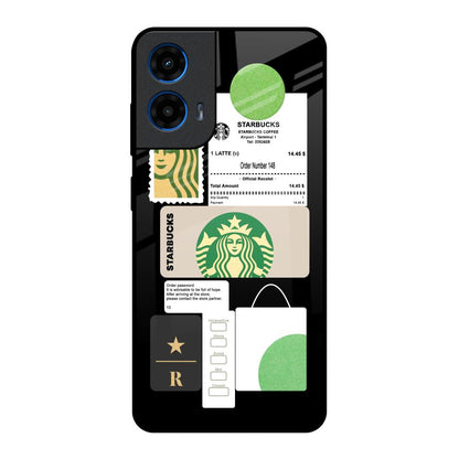 Coffee Latte Motorola G45 5G Glass Back Cover Online