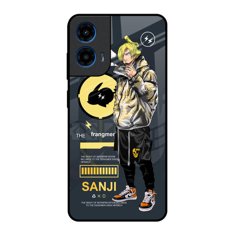 Cool Sanji Motorola G45 5G Glass Back Cover Online