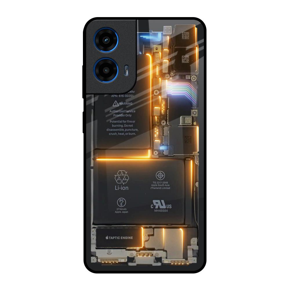Glow Up Skeleton Motorola G45 5G Glass Back Cover Online