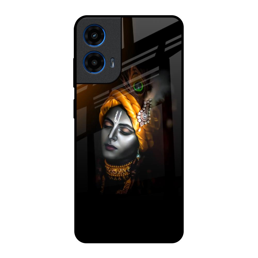 Ombre Krishna Motorola G45 5G Glass Back Cover Online