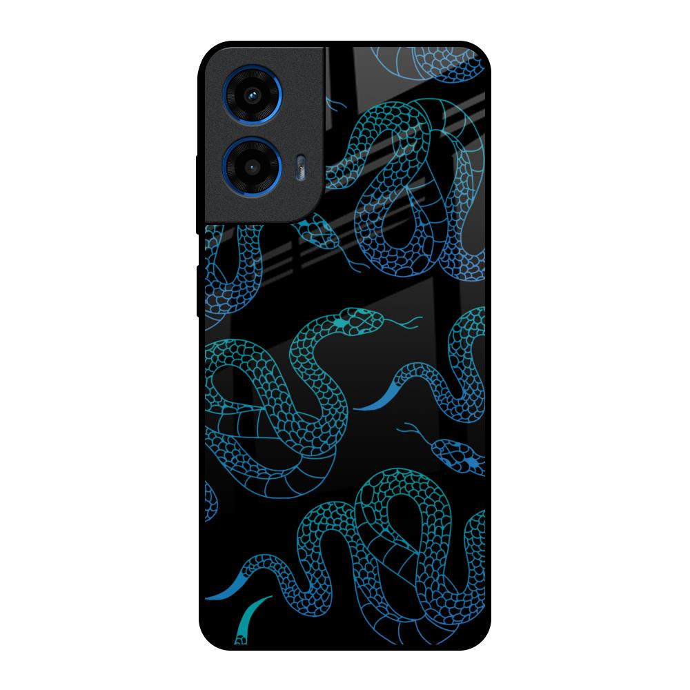Serpentine Motorola G45 5G Glass Back Cover Online