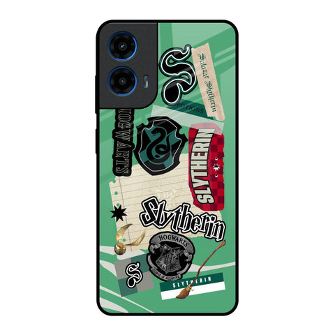 Slytherin Motorola G45 5G Glass Back Cover Online