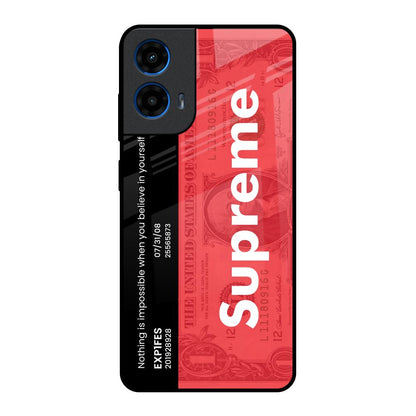Supreme Ticket Motorola G45 5G Glass Back Cover Online