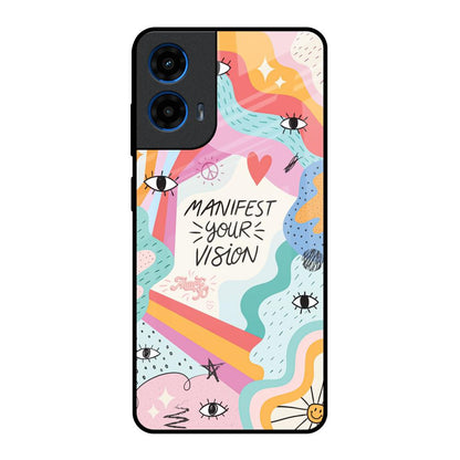 Vision Manifest Motorola G45 5G Glass Back Cover Online