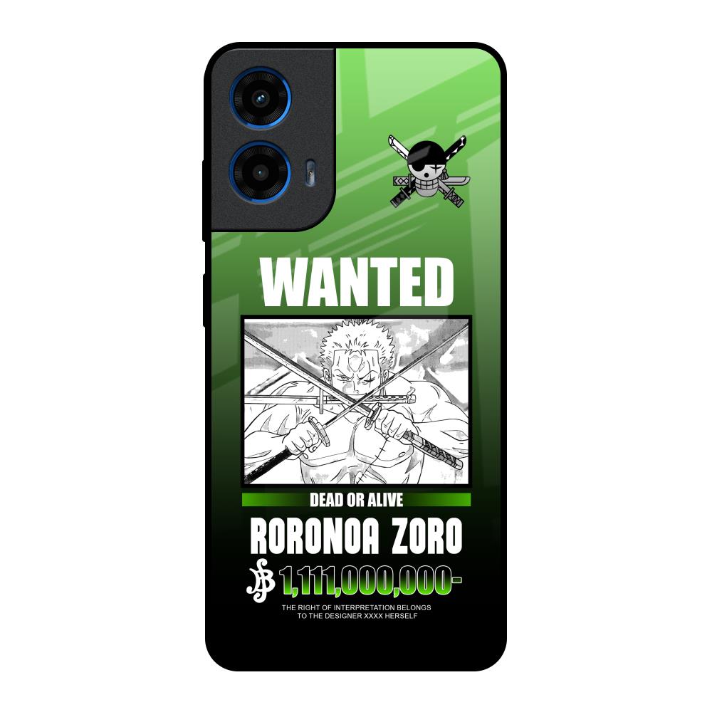 Zoro Wanted Motorola G45 5G Glass Back Cover Online