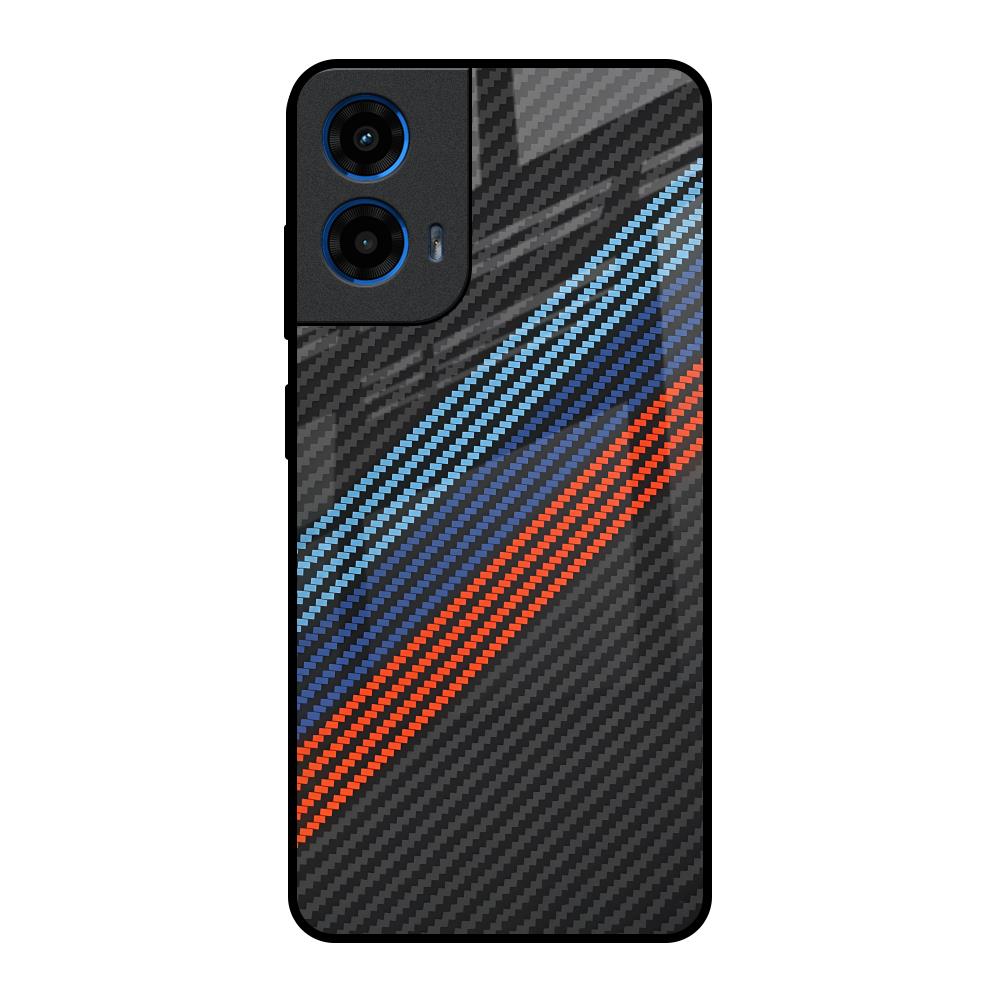 Carbon Inspired Motorola G45 5G Glass Back Cover Online