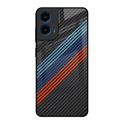 Carbon Inspired Motorola G45 5G Glass Back Cover Online