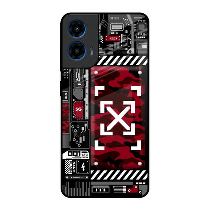 Technology Art Motorola G45 5G Glass Back Cover Online