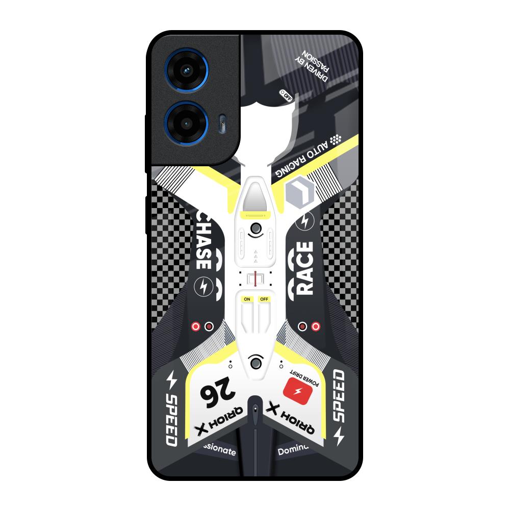 Car Enthusiast Motorola G45 5G Glass Back Cover Online