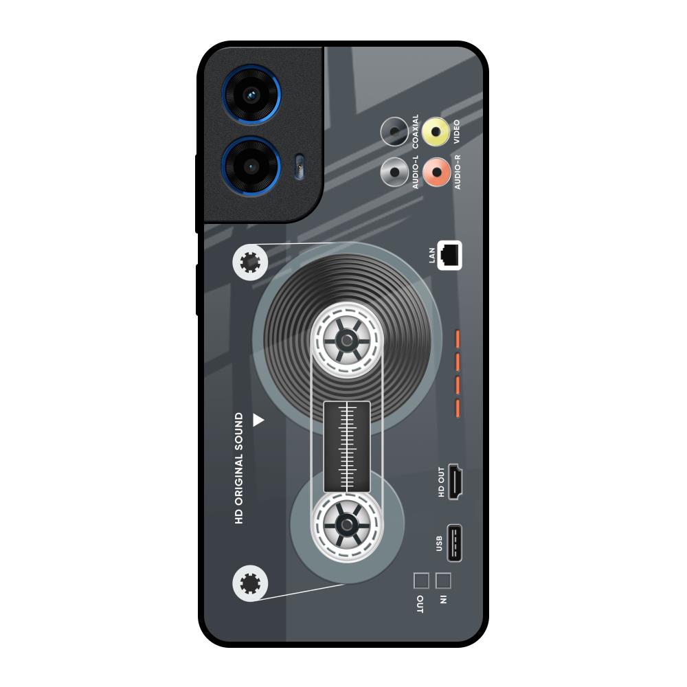 Retro Recorder Motorola G45 5G Glass Back Cover Online