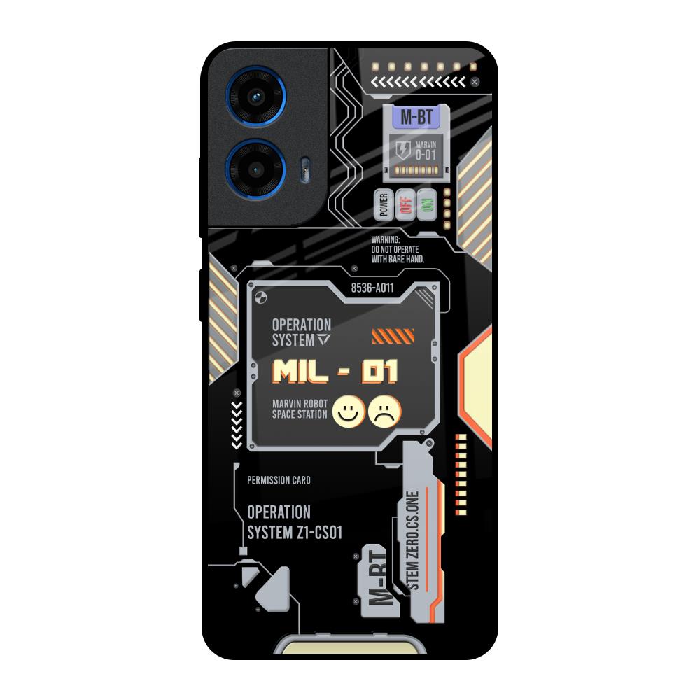 Exposed Parts Motorola G45 5G Glass Back Cover Online