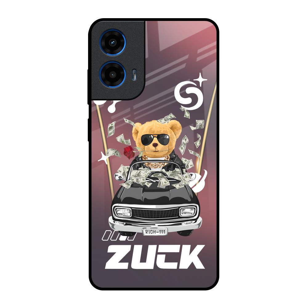 Money Madness Motorola G45 5G Glass Back Cover Online