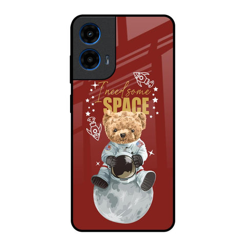 Astronaut Bear Motorola G45 5G Glass Back Cover Online
