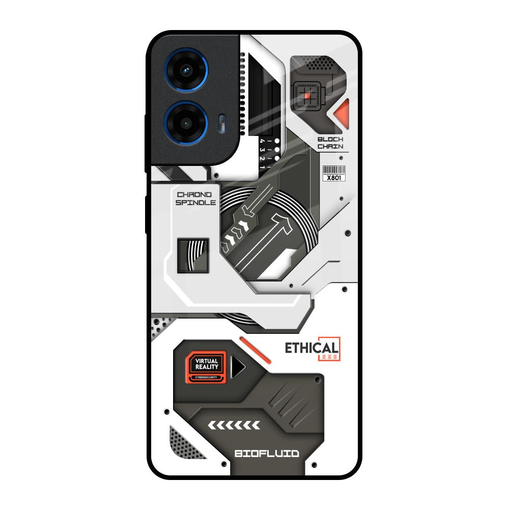 Explore Circuit Motorola G45 5G Glass Back Cover Online