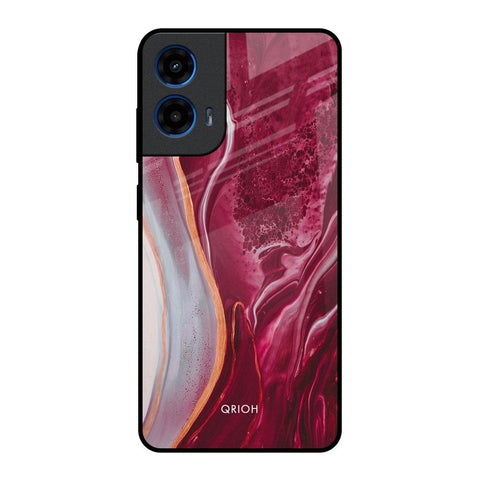 Crimson Ruby Motorola G45 5G Glass Back Cover Online