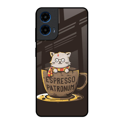 Tea With Kitty Motorola G45 5G Glass Back Cover Online