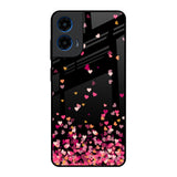 Heart Rain Fall Motorola G45 5G Glass Back Cover Online