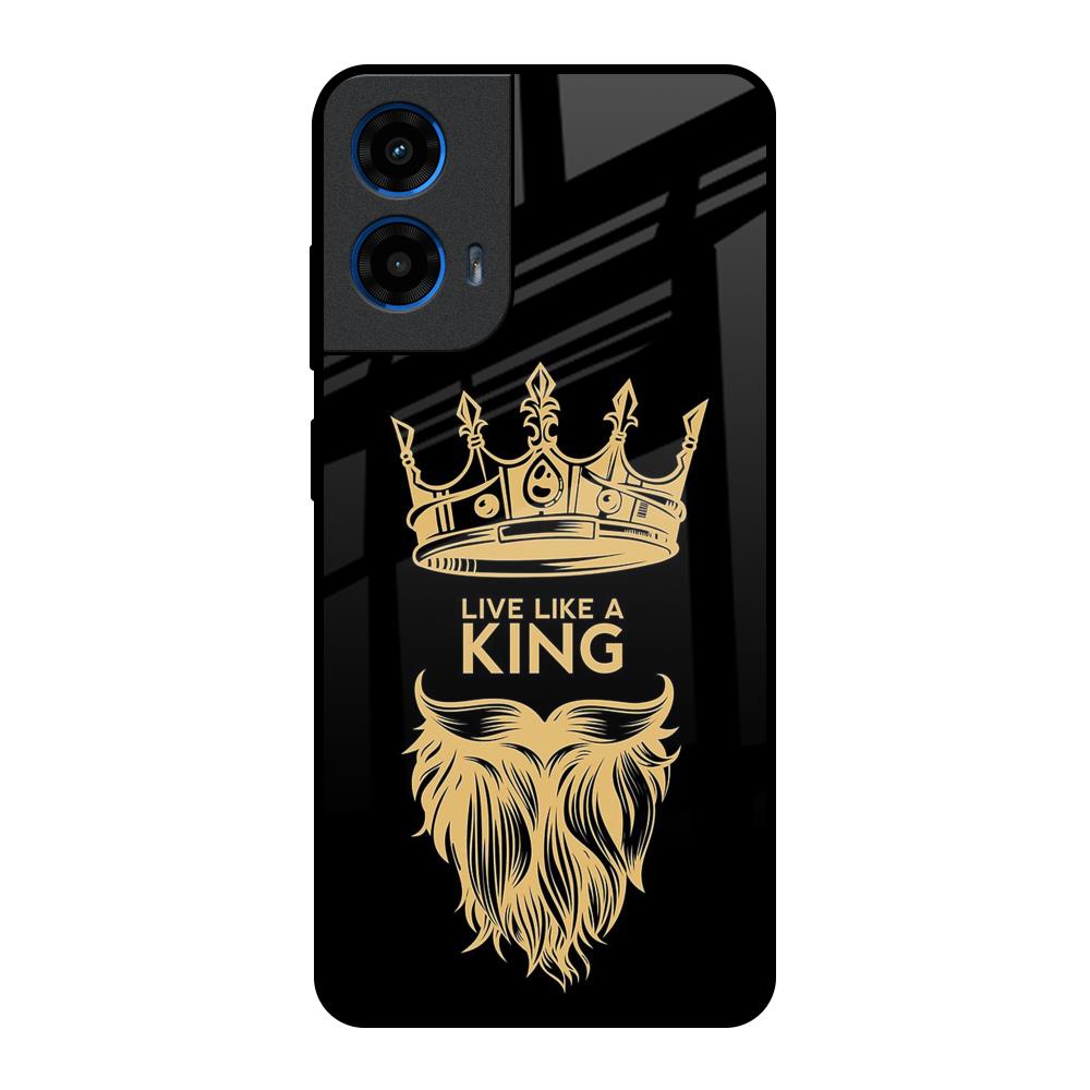 King Life Motorola G45 5G Glass Back Cover Online
