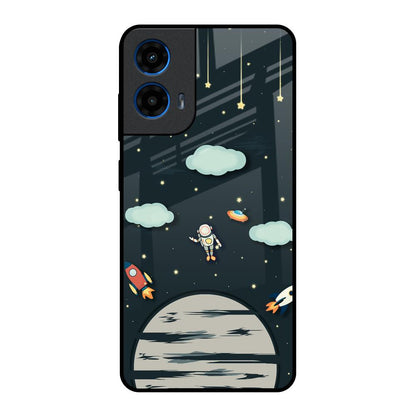Astronaut Dream Motorola G45 5G Glass Back Cover Online