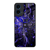 Techno Color Pattern Motorola G45 5G Glass Back Cover Online