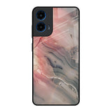 Pink And Grey Marble Motorola G45 5G Glass Back Cover Online
