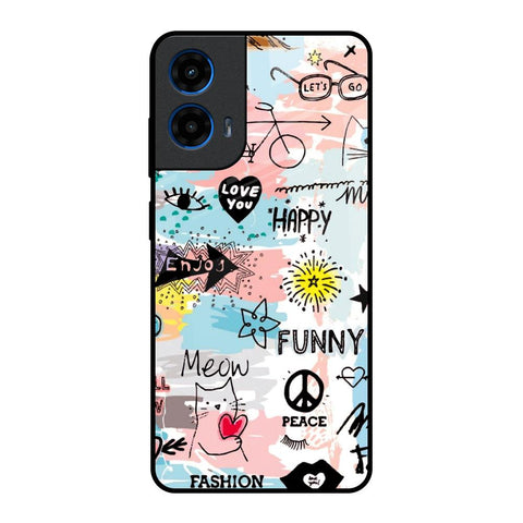 Just For You Motorola G45 5G Glass Back Cover Online