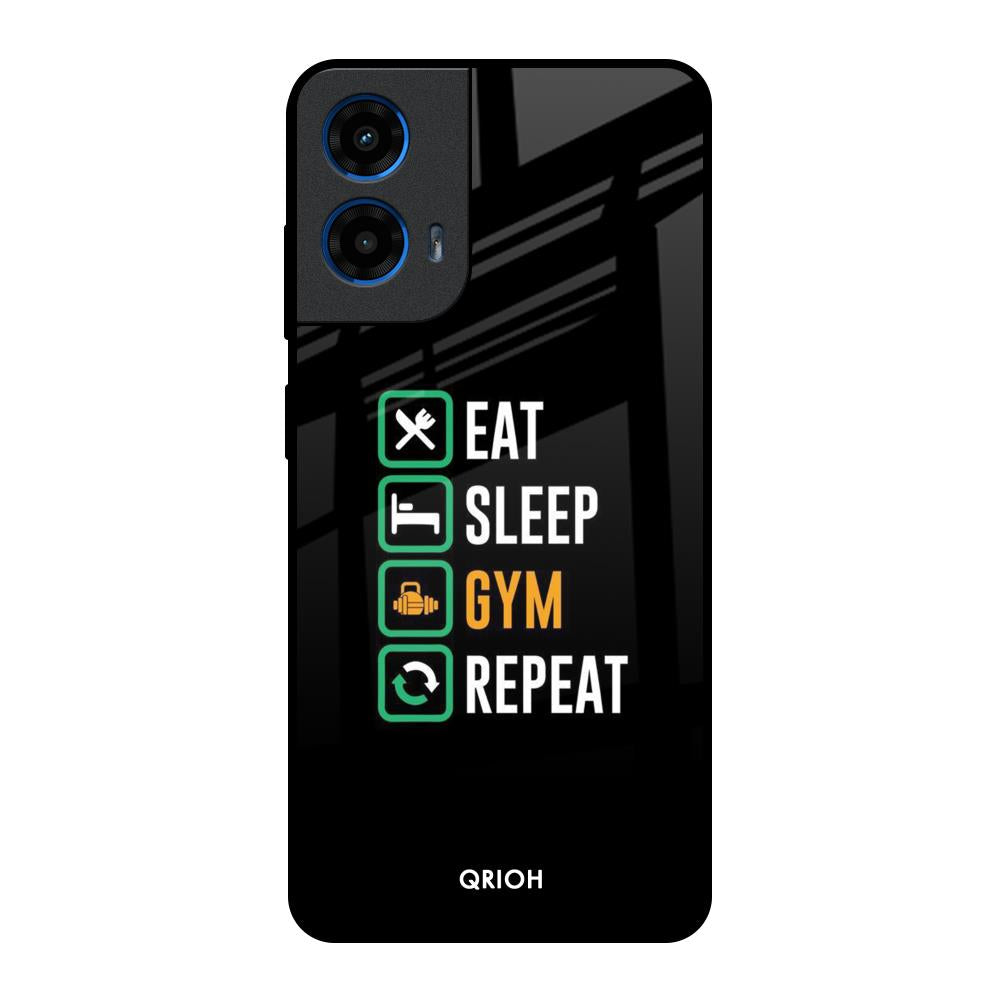Daily Routine Motorola G45 5G Glass Back Cover Online