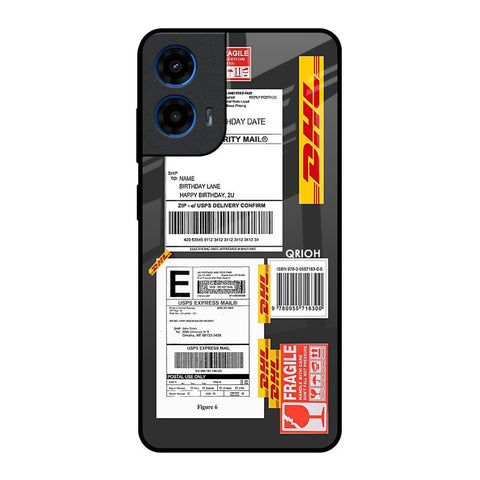 Cool Barcode Label Motorola G45 5G Glass Back Cover Online