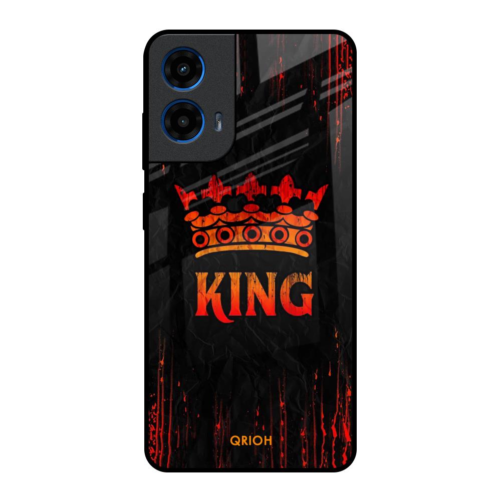 Royal King Motorola G45 5G Glass Back Cover Online