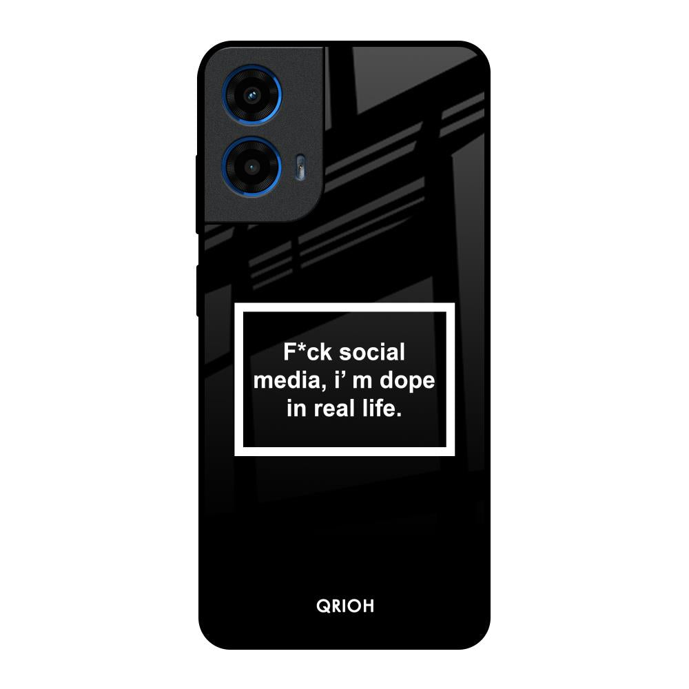 Dope In Life Motorola G45 5G Glass Back Cover Online