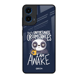 Struggling Panda Motorola G45 5G Glass Back Cover Online