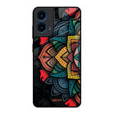 Retro Gorgeous Flower Motorola G45 5G Glass Back Cover Online