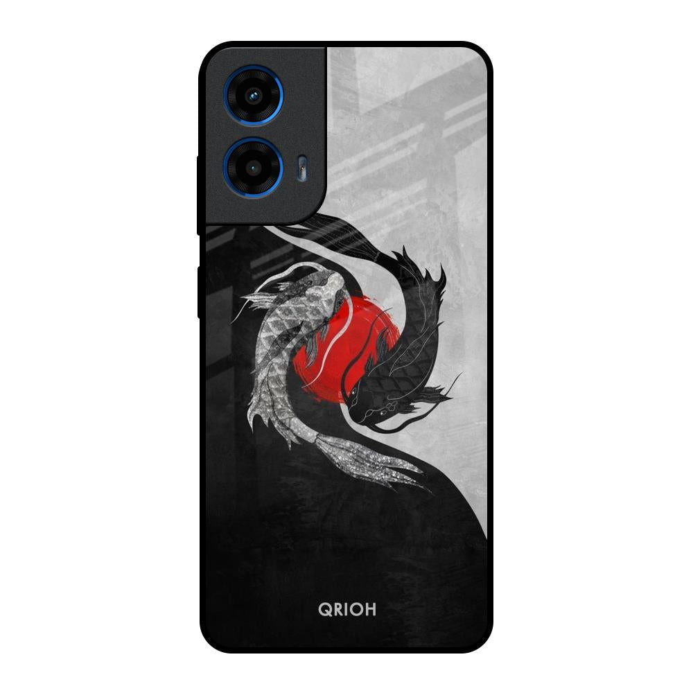 Japanese Art Motorola G45 5G Glass Back Cover Online
