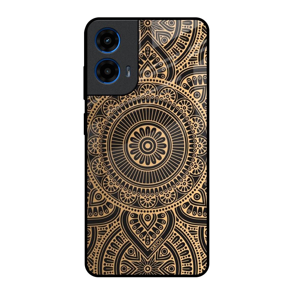Luxury Mandala Motorola G45 5G Glass Back Cover Online