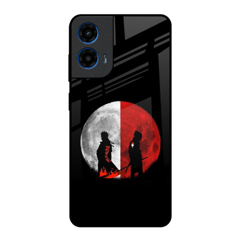 Anime Red Moon Motorola G45 5G Glass Back Cover Online