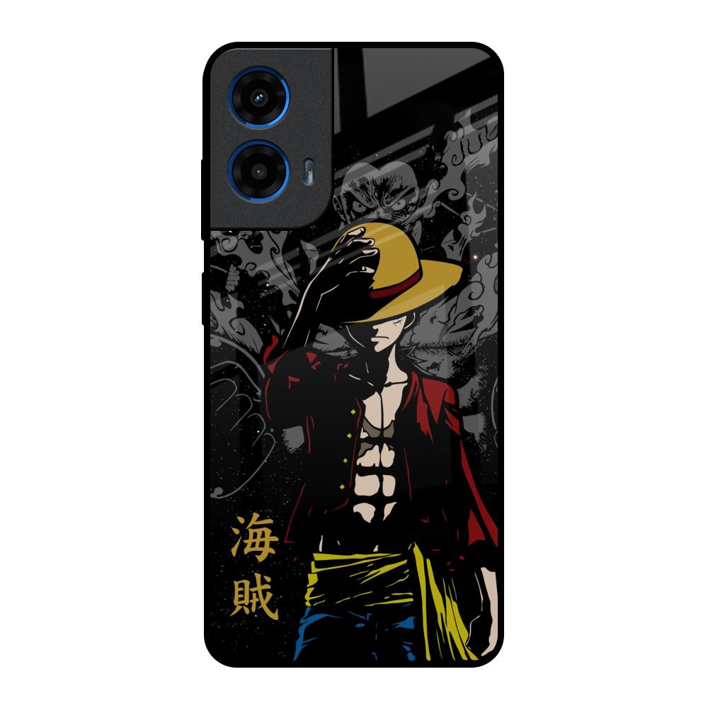 Dark Luffy Motorola G45 5G Glass Back Cover Online