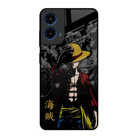Dark Luffy Motorola G45 5G Glass Back Cover Online