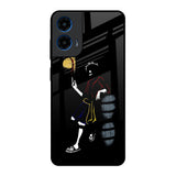Luffy Line Art Motorola G45 5G Glass Back Cover Online