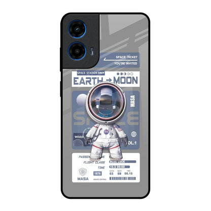 Space Flight Pass Motorola G45 5G Glass Back Cover Online