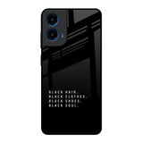 Black Soul Motorola G45 5G Glass Back Cover Online